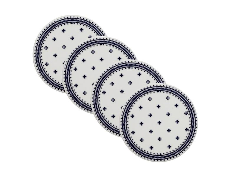 Maxwell &amp; Williams - 9cm Ponto Round Coaster - Set of 4