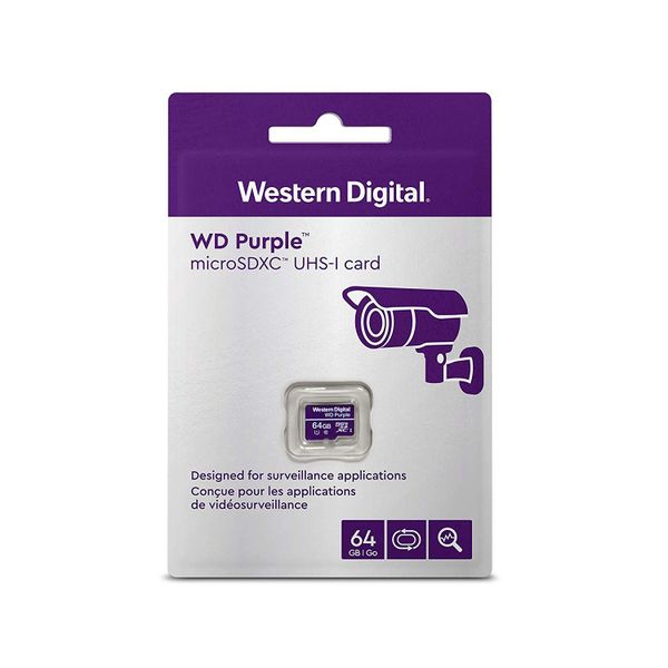 WD Purple 64GB MicroSDXC Card