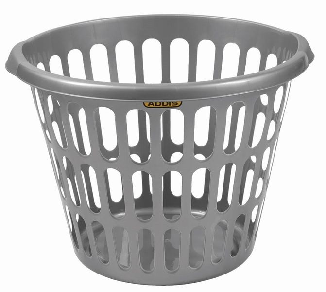 Addis - Laundry Basket - Silver