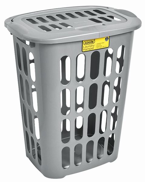 Addis - Laundry Hamper - Silver