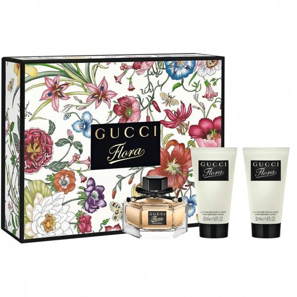 Gucci Flora Gift set 50ml EDP+2x Body lotion