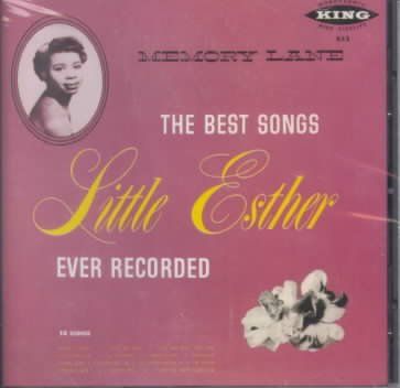 Little Esther - Best Songs Little Esther Ever Recorde (CD)