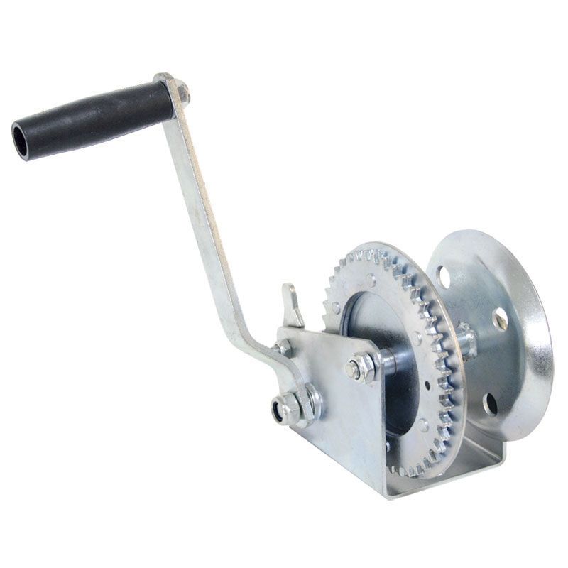 Single Gear Trailer Winch - 1400lbs 