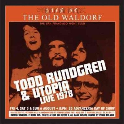 Todd Rundgren - Live At The Old Waldorf (Vinyl)