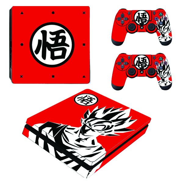 Decal Skin Compatible with PS4 Slim - Dragon Ball Z (Decal Only)