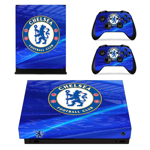 Decal Skin Compatible with Xbox One X - Chelsea Fc (Decal Only)