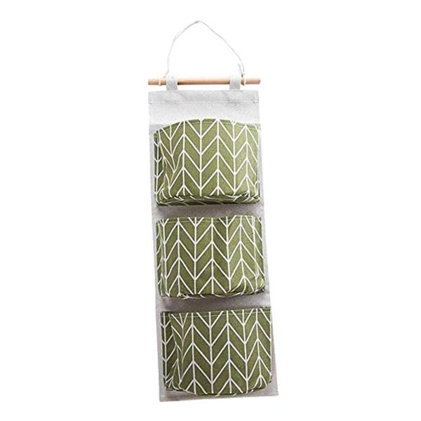 Linen Closet Door Hanging Storage Bag - 3 Pockets