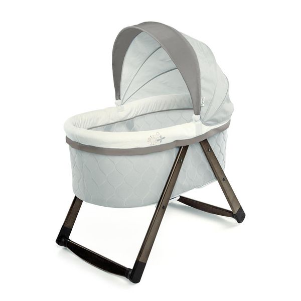 Ingenuity - Fold Away Rocking Wood Bassinet - Carrington
