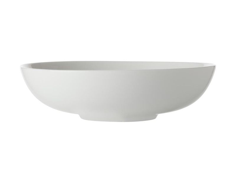 Maxwell &amp; Williams - 18.5cm White Basics Coupe Bowl Shallow - Set of 4