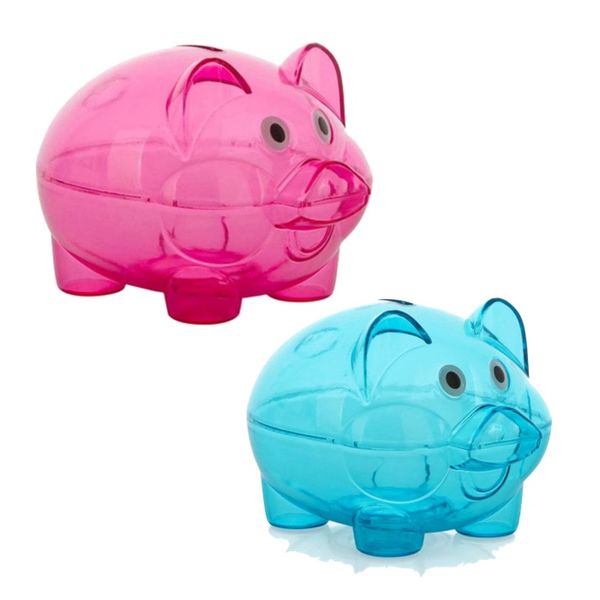 Piggy Bank Set of Two - Pink &amp; Blue