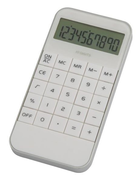 Macro: Tech Calculator - White