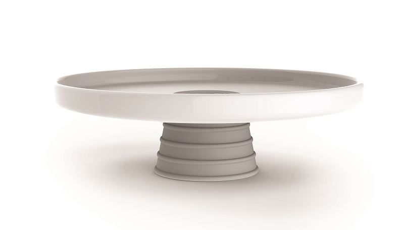 Andy Cartwright - Topsy-Turvy Serving Platter - Grey
