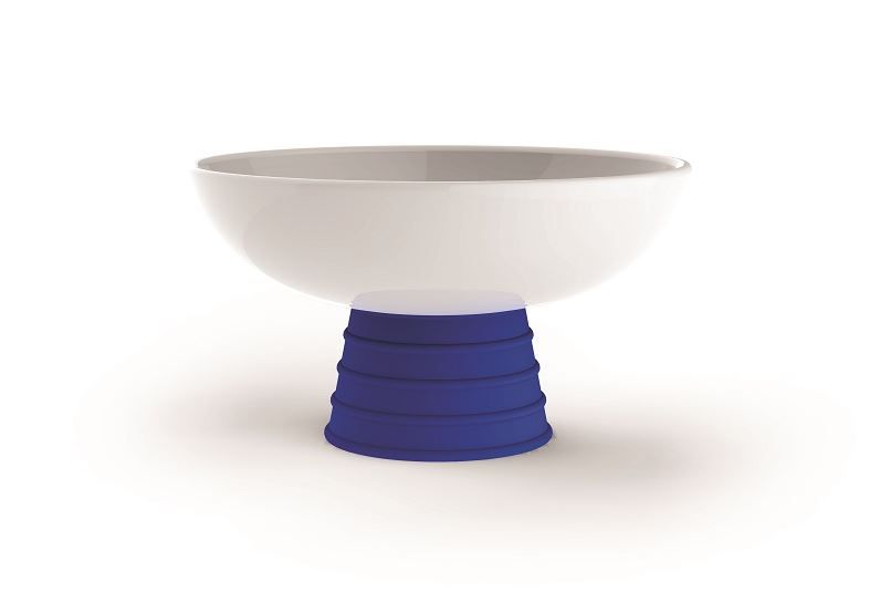 Andy Cartwright - Topsy-Turvy Snack Bowl - Blue