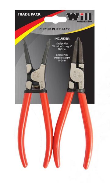 Will Professional Tools Circlip Plier Trade Pack