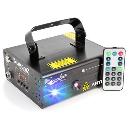 BeamZ Anthe II Double Laser 600MW RGB GOBO DMX IRC