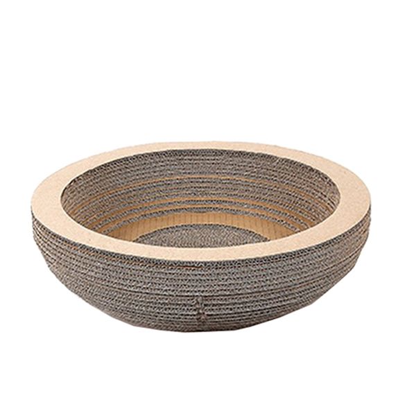 Bowl Shape Cat Scratcher &amp; Lounge Bed