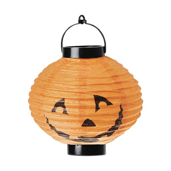 Novelty Pumpkin Halloween Paper Lantern - 20cm