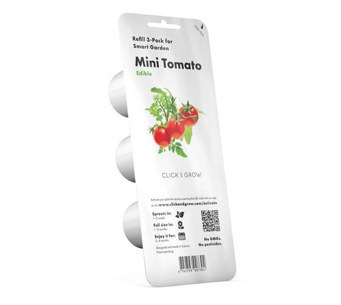 Click and Grow Mini Tomato Refill for Smart Herb Garden - 3 Pack