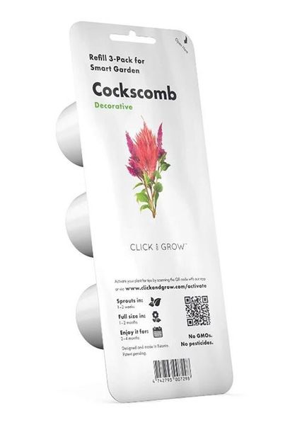 Click and Grow Cockscomb Refill for Smart Herb Garden - 3 Pack
