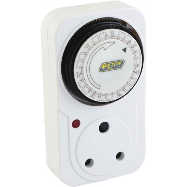 Major Tech Weekly Analogue Programmable Timer (MTD5)