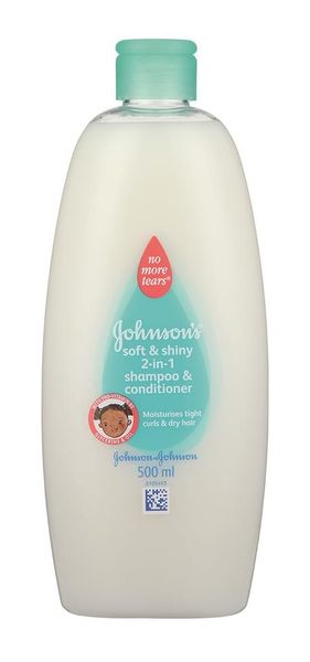Johnson's Baby - Soft &amp; Shiny 2-in-1 Shampoo &amp; Conditioner - 500ml