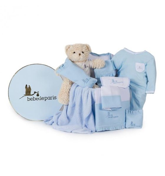 Bebedeparis Classic Baby Hamper - Blue