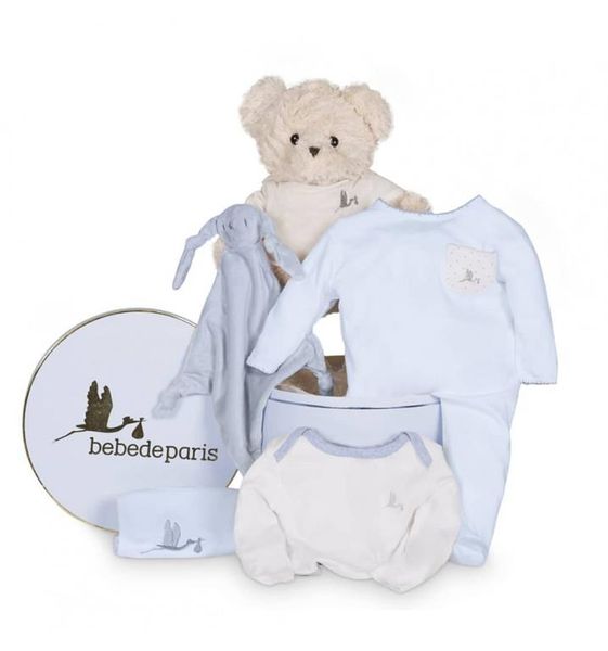 Bebedeparis Casual Essential Baby Hamper - Blue