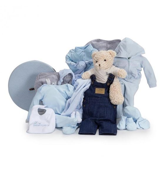 Bebedeparis Casual Deluxe Baby Hamper - Blue