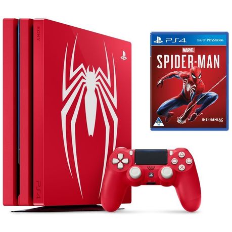 Playstation 4 1TB PRO Limited Spider-man Edition Console + Marvels Spiderman  (PS4) | Buy Online in South Africa 