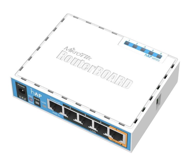 MikroTik hAP 2GHz WiFi Router RB951Ui-2nD