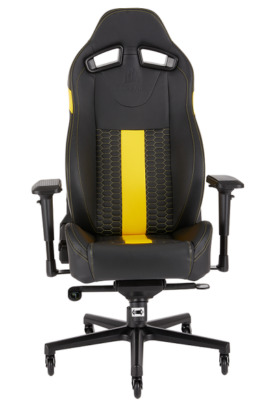 Corsair: T2 Road Warrior Gaming Chair Black and Yellow (PC)