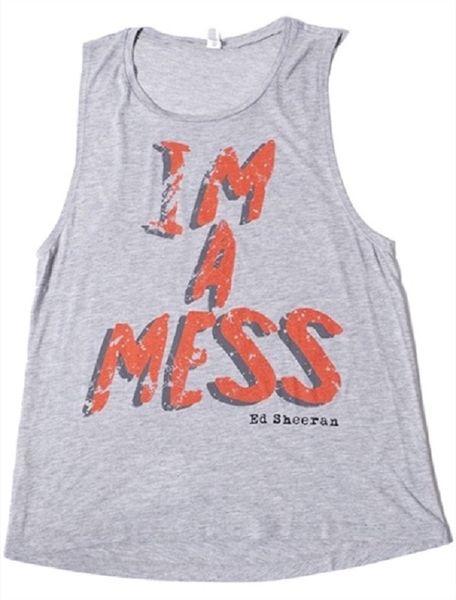 Ed Sheeran: I'm A Mess Ladies Vest - Medium (Parallel Import)