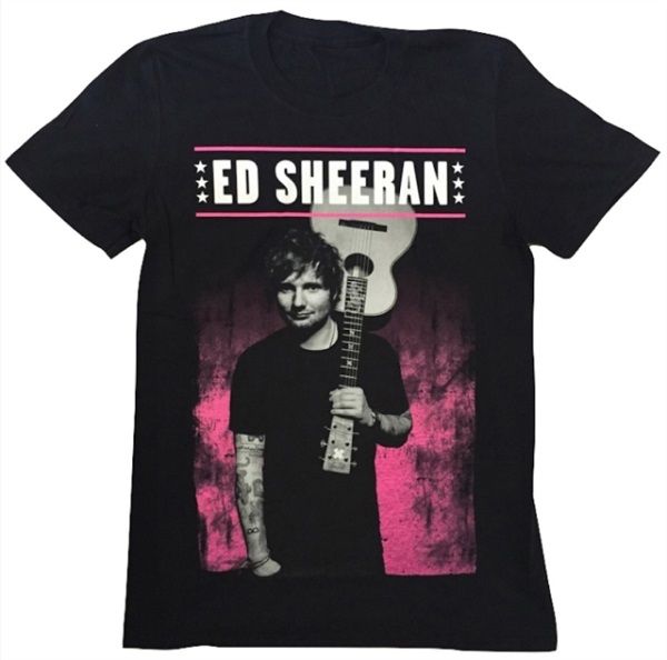 Ed Sheeran: 2015 Tour T-Shirt (Parallel Import)