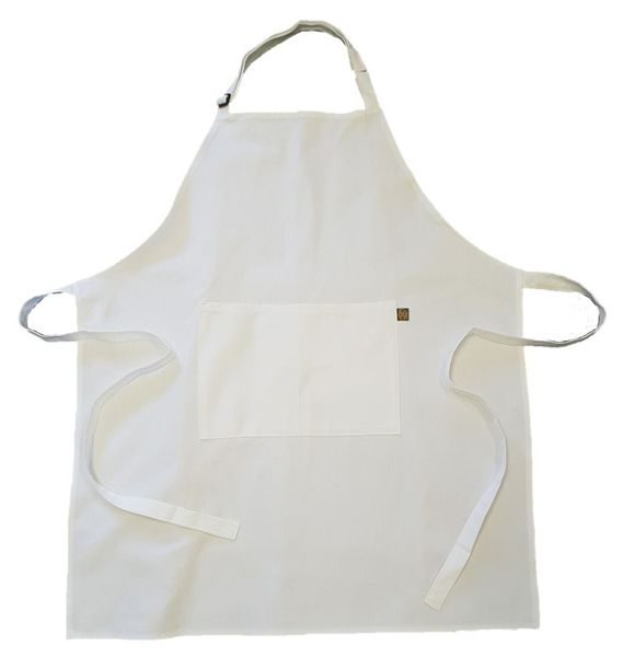 DSA - 100% Cotton Apron - White