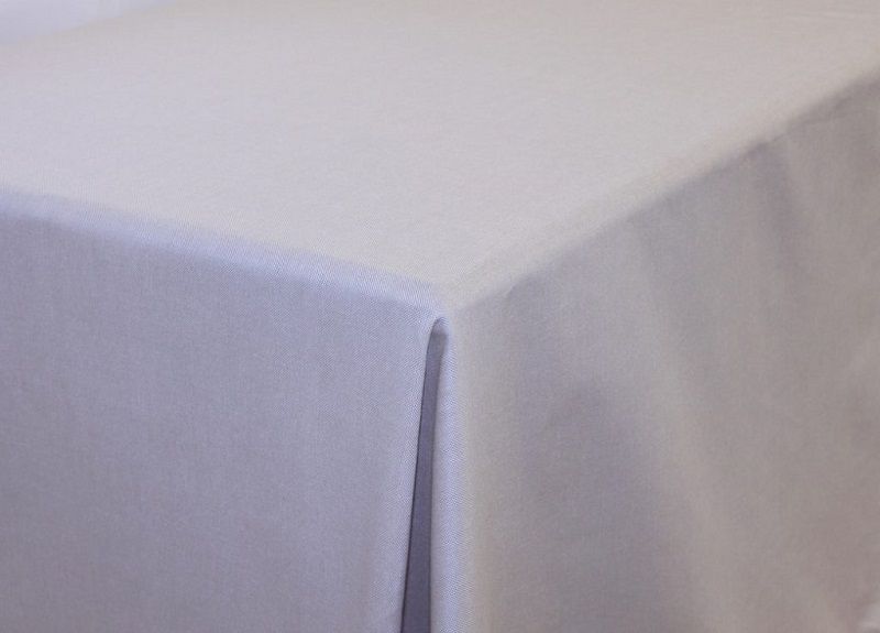 DSA - 270cm Earth Stone Rectangular Natural Tablecloth - Stone