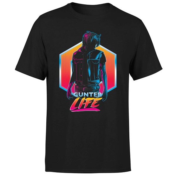 Ready Player One: Gunter Life T-Shirt - Black (Parallel Import)