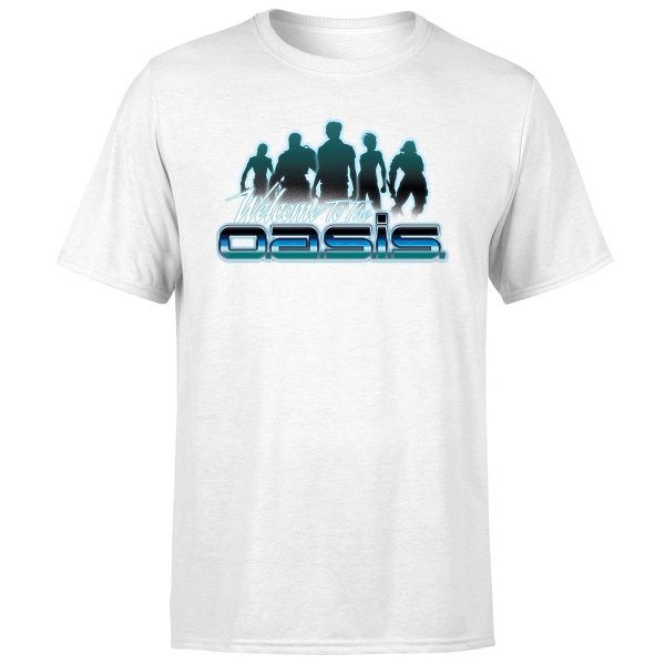 Ready Player One: Welcome To The Oasis T-Shirt - White (Parallel Import)