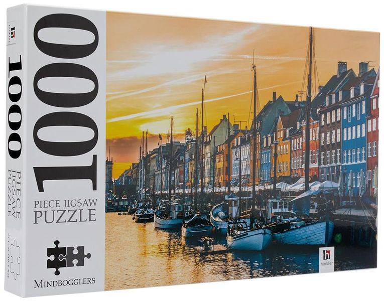 Nyhavn, Copenhagen, Denmark 1000 piece jigsaw