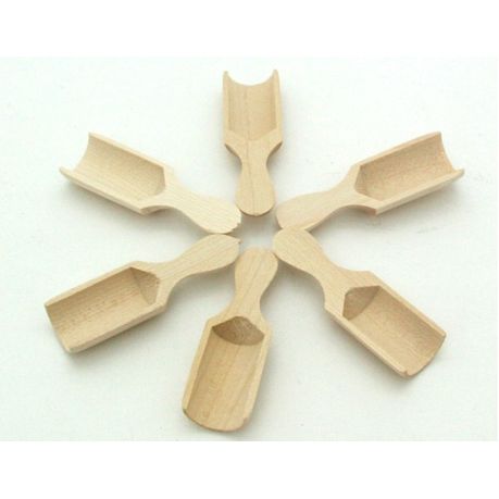 Ehk 6cm Mini Wooden Scoops Set Of 6, Mini Wooden Spoons South Africa