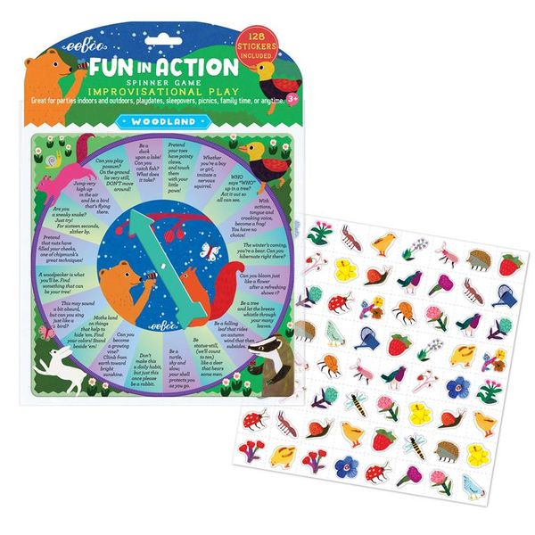 eeBoo Fun in Action Improv &amp; Performance Game - Woodland