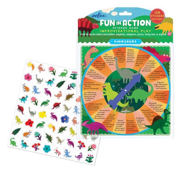 eeBoo Fun in Action Improv &amp; Performance Game - Dinosaurs