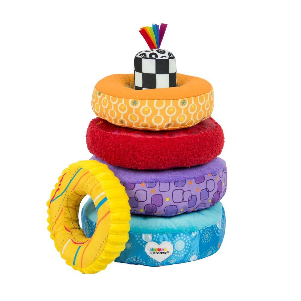 Rainbow stacking clearance rings