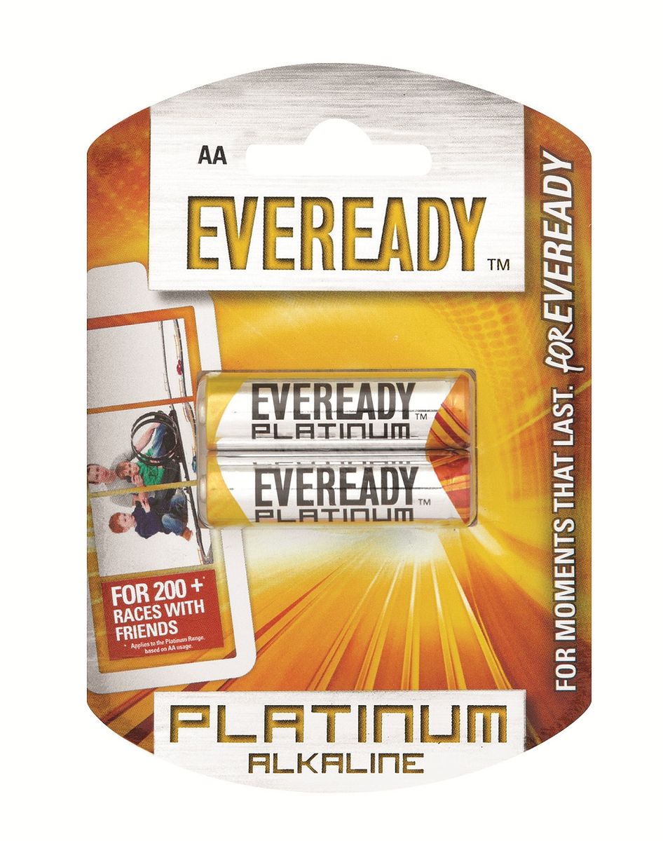 Eveready Platinum Alkaline AA Batteries (Pack of 2) Buy Online in