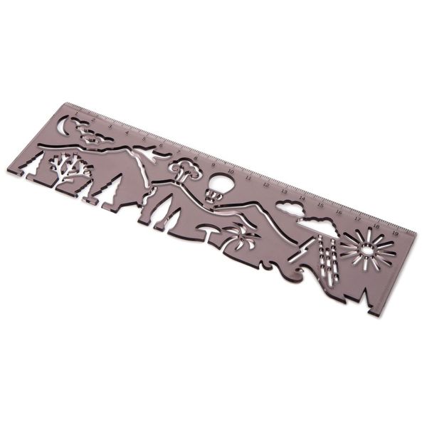 Monkey Business Landscape Stencil Ruler