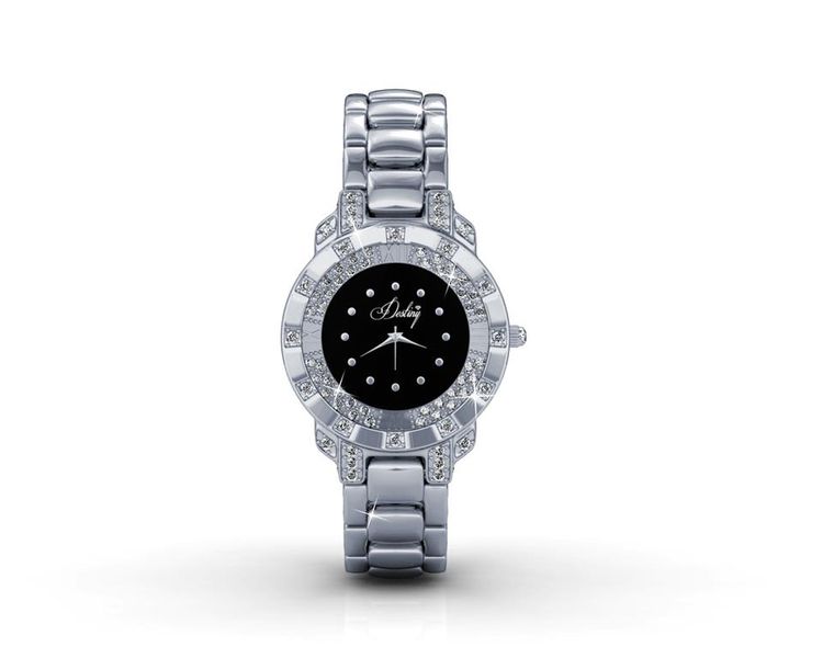 Destiny Erin Watch with Swarovski Crystals - White