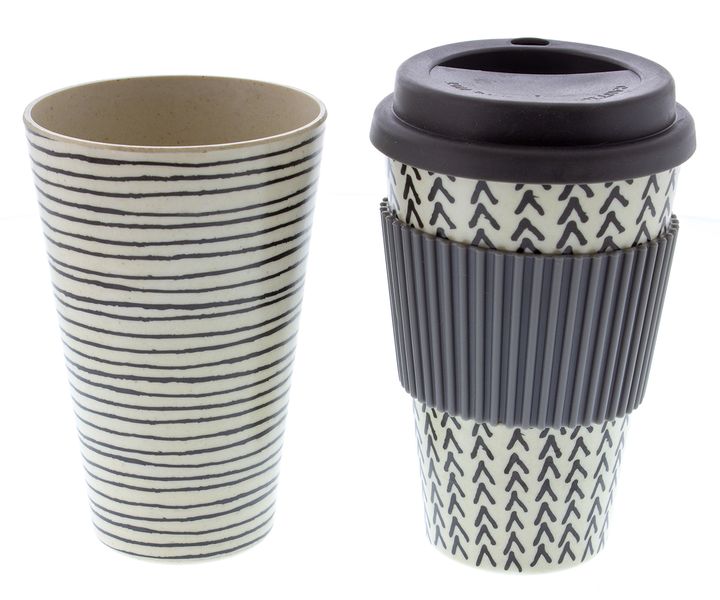 George &amp; Mason - Bamboo Fibre Cups - Set of 2