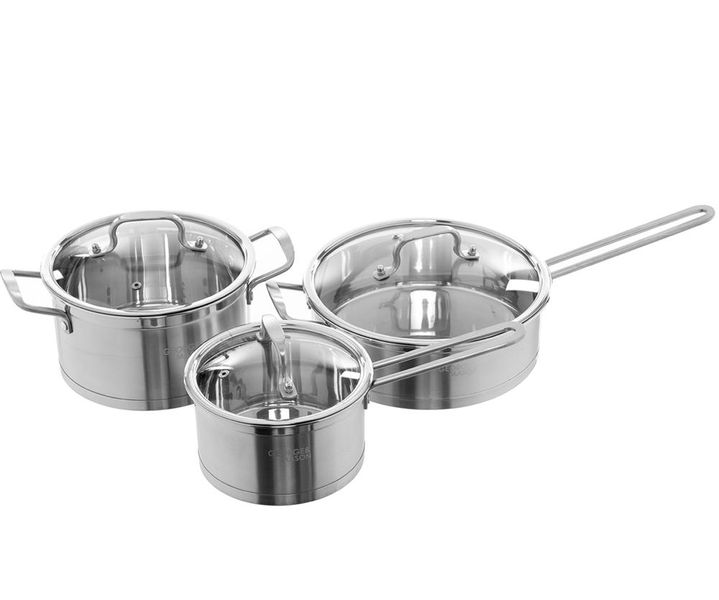 Essentials - 201 Stainless Steel Pot Set - Set Of 3