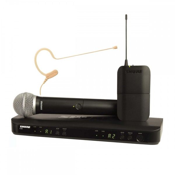 Shure BLX1288E/MX53 Wireless Handheld and MX153 Headset
