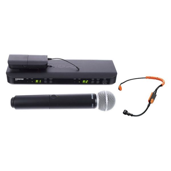 Shure BLX1288/SM31 BLX Dual Wireless System with SM58 &amp; SM31 Head Set
