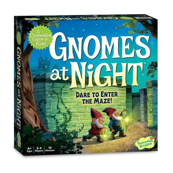 Peaceable Kingdom Gnomes At Night Cooperative Board Game